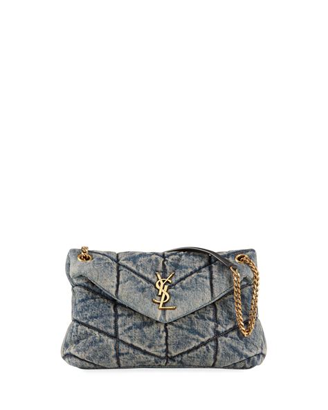 white ysl mini bag|ysl denim bag small.